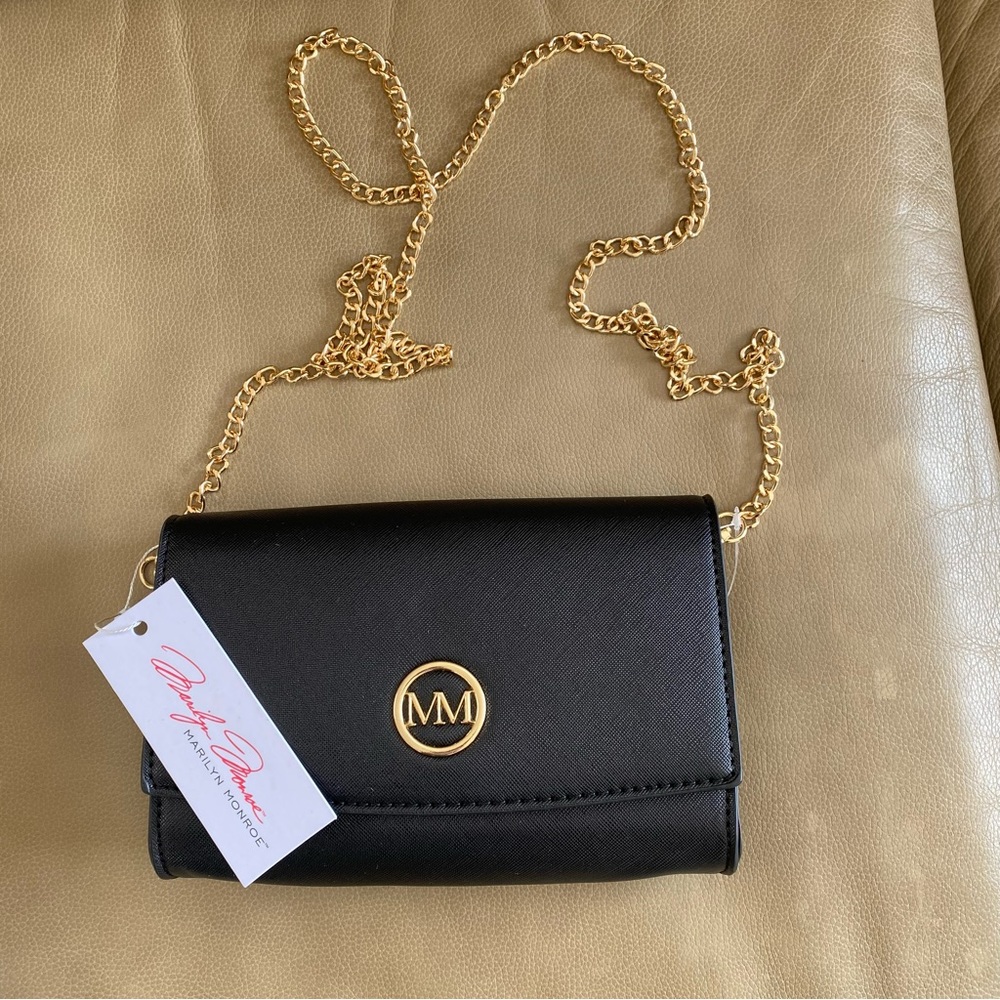 Nwt black Marilyn Monroe crossbody purse